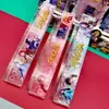 Regla de Arena Líquida de My Little Pony de Dibujos Animados para Estudiantes, para Dibujar Líneas Rectas y Onduladas, Regla Multifuncional Inyectada con Aceite