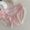 Ropa interior japonesa Lori Pure Desire de seda de leche suave, de algodón puro, con entrepierna, dulce, bonita, agradable para la piel, transpirable.