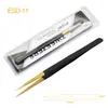 Pinça para Cílios Postiços Manual DIY Clip de Ponta Fina Manual de Manicure para Cílios Pinça para Cílios Postiços Antiestática ESD-15