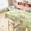 Toalha de Mesa Xadrez Desenho Animado Impermeável à Prova de Óleo Sem Lavar 2026 Nova Retangular Estilo Ins para Casa Mesa de Centro Mesa de Jantar Toalha de Mesa
