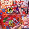 Encabezados de tarjetas de Año Nuevo con dibujos animados, tarjetas de alta calidad y estéticamente agradables, empaques para transmisiones en vivo, tarjetas pequeñas decorativas, empaques para tarjetas, encabezados de tarjetas, reversos de tarjetas