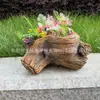 Escultura de Maceta Linda Sentada Transfronteriza con Barriga Grande y Manos en el Suelo Maceta Exterior Jardín Césped Una Pieza Mayoreo
