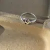 Anel Empilhável Estilo Coreano Redondo com Estrela Gravada para Mulheres Design de Nicho Toque de Luxo Leve High-End Novo Item Quente de 2026