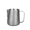 Jarra con Forma de Calabaza para Arte Latte de Café, Jarra de Acero Inoxidable 304 para Espumar Leche, Taza de Espuma de Leche, Taza para Espumar Leche con Escala 400