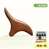 Bastão triangular de acupressão de sândalo, raspador gua sha para o corpo todo e bastão para alívio muscular, ferramenta de massagem para pés e corpo, direto da fábrica, pode ser personalizado com nome de marca