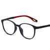 Gafas TR90 anti-luz azul para hombres y mujeres, venta al por mayor, monturas de gafas redondas, monturas de gafas de moda, 2023