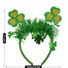 Stock Listo de Fábrica Transfronterizo Amazon Xiyin Temu St. Set de Gafas de Decoración para Fiesta Irlandesa del Día de San Patricio