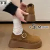 Zapatos de Mujer Estilo Birkenstock de Cobertura Total en Cuero Genuino 2026 Nuevo Principio de Primavera Mocasines Cómodos de Suela Gruesa que Aumentan la Altura