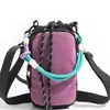 Bolso Bandolera Dopamine Color-Blocking para Hombres y Mujeres, Ligero Bolso con Cordón para Botella de Agua para Deportes al Aire Libre, Bolso de Viaje para Teléfono