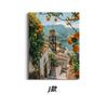 Pintura Decorativa de Árbol de Naranja Estilo Granja Retro Mediterráneo Transfronterizo para Entrada, Comedor, Sala de Estar, Dormitorio, Ambiente Acogedor