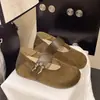 Zapatos Mary Jane de Boca Baja con Aumento Interno de Altura para Mujer 2026 Estilo Nuevo de Otoño Versátiles Zapatos de Suela Gruesa de Dos Usos