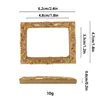 Marco de Foto Dorado Mini Nuevo Transfronterizo Accesorios para Sesión de Fotos Marco de Foto Europeo Retro Uñas con Relieve Accesorios para Posar