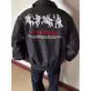 Chamarra de vuelo bordada estilo callejero americano transfronterizo, para hombres y mujeres, corte holgado, marca de tendencia high street, chaqueta casual versátil para parejas