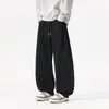 Nuevos jeans para hombre de otoño e invierno, pantalones curvos de retazos lavados retro americanos, pantalones de trabajo de pierna ancha rectos estilo primavera y otoño