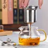 Bumantang Olla de Vidrio para Abrir Fuego Tetera Venta al por Mayor Bandeja de Té con Fugas Taza de Té Juego de Té Kung Fu Tetera de Flores de Colores
