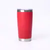 Copo Térmico de Aço Inoxidável 304 para Amazon Transfronteiriço 20oz Camada Dupla a Vácuo Copo de Carro Cor Sólida Copo de Carro Simples