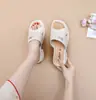 Pantuflas de PVC con Suela de Aire, Transpirables, de Tacón Cuña y Suela Gruesa para Mujer, Modernas Pantuflas Suaves para Interiores y Exteriores para Mamás