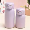Taza Térmica Compacta Mini Portátil de Acero Inoxidable 304 para Mujer, Portátil de Bolsillo, Taza Guisante, Taza Rebote Linda Femenina