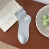 Calcetines tobilleros huecos para mujer, verano, finos, dulces, con borde de seda de cristal, absorbentes de sudor, transpirables, de malla, calcetines tobilleros de algodón