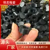 Funda de Goma de Silicona Funda Cilíndrica de Goma de Silicona Almohadilla Almohadilla de Goma Negra Bloque Almohadilla Mecánica