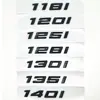 Adecuado para 15 Emblemas de Coche BMW Serie 1 116I 118I 120I 125I 130Ii Emblema Trasero Emblema de Coche Modificado