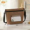 Bolsa Tote de Ombro com Contraste de Cores para Separação Seco-Molhado, Bolsa de Mão Leve para Viagens Curtas, Bolsa para Viagens de Negócios, Bolsa para Esportes e Fitness