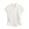 Tops de manga corta de moda marca Z para mujer, súper populares en AliExpress, estilo europeo y americano, blanco y negro, dulce ZA