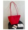 Bolsa de Mano de Nailon Nicho Coreano, Bolso Cesta para Mujer, Gran Capacidad, Bolso de Hombro Ligero para Viajes Diarios, Bolso Cubo para Debajo del Brazo