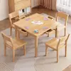 Mesa cuadrada pequeña de madera maciza, mesa cuadrada de los Ocho Inmortales, mesa de comedor sencilla, mesa específicamente para jugar a las cartas, mesa para jugar juegos de mesa, mesa cuadrada