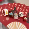 Adesivos para Nail Art Padrão Formiga Adesivos em Relevo Ano Novo Nail Art Edição Ano Novo Mahjong Impulsionador de Riqueza Ano do Cavalo Decorações para Nail Art Yt7868