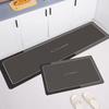 Alfombrilla Sencilla para Cocina del Hogar, Absorbente de Aceite, Absorbente de Agua, Antideslizante de Tierra de Diatomeas Suave, Secado Rápido, Resistente a la Humedad, Alfombrilla de Piso para Entrada de Baño