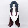 Peluca de anime colapso estrella cúpula ferrocarril hoja belleza punta doble nido modelado degradado pelucas de cosplay
