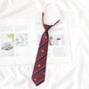 Corbata Uniforme Escolar Borgoña Jk Corbata Estilo Japonés Sin Nudo Uniforme Escolar Femenino Corbata Estilo Universitario Dk Masculino
