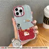 Capa de Celular Espelhada Little Pony Ano Novo para iPhone 17 Pro Max, Óleo 1615 Desenho 14 Maçã 13 Pro