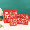 Bolsa de Regalo Navideña Spot Transfronteriza Caja de Manzanas Nochebuena Bolsa de Papel Bolsa de Regalo Copo de Nieve Bolso de Mano Navideño