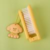 Lindo Peine Pequeño Plegable de Dibujos Animados Mini Dientes Suaves de Bolsillo Portátil Peine de Peluquería Peine para Flequillo de Niña