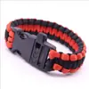 Pulseira de Paracord com Apito, Paracord Trançado de Sete Fios, Pulseira de Sobrevivência Fuga Emergência para Exterior, Item Mais Vendido