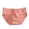 Venta al por mayor de fábrica Algodón puro Cintura media Sin costuras Color sólido Ropa interior para mujer Transpirable Algodón puro Entrepierna antibacteriana Calzones levanta glúteos para niña