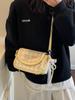 Bolso Pequeño de Alta Gama de Moda para Mujer 2025 Nuevo Verano Versátil Bolso Cruzado de Hombro a la Axila de Moda Bolso Cuadrado Pequeño