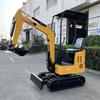 Excavadora de micro excavación con bomba de pistones, bajo nivel de ruido, construcción residencial, excavadora de micro ingeniería EZ-12