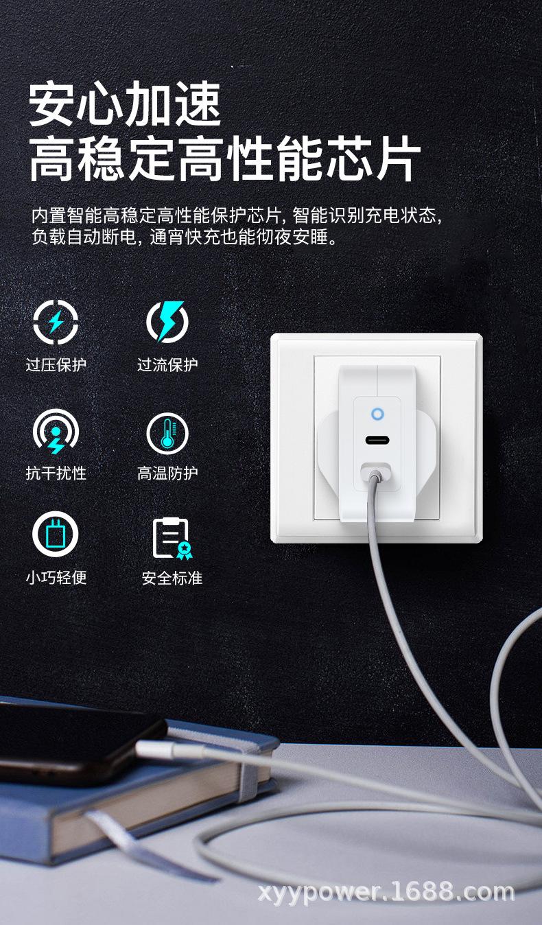 PD100W氮化镓C+C英规