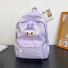 Mochila Nueva Estudiante de Secundaria Bolsa Escolar Tendencia Dibujos Animados Labubu Mochila de Paseo Moda Casual