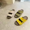 Pantuflas de Moda con Suela Gruesa Estilo Birkenstock para Mujer, Nuevas Sandalias de Playa Casuales con Suela Suave Retro Verano 2026 para Mujer