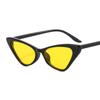 Nuevas gafas de sol Outu con montura pequeña y diseño de ojo de gato para mujer, antiluz azul, lisas, con estampado en blanco y negro, gafas de moda personalizadas 6010