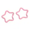 1 Llavero de Aleación Estrella de Cinco Puntas Pintada de Colores Cadena para Llavero DIY Hecho a Mano Accesorios de Joyería para Colgar en Bolsas Paquete de Material