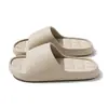 Pantuflas de Interior de Verano, Estilo Sencillo para Mujer, Pantuflas Versátiles de Suela Gruesa para Hombre y Parejas, Adecuadas para Todas las Estaciones, Pantuflas Antideslizantes para Baño
