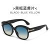 2025 Nuevas Gafas de Sol Cuadradas Tipo T de Moda Europea y Americana Gafas de Sol Casuales Simples Gafas de Sol de Alta Gama para Pasarela