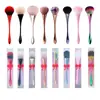 Brocha para polvos diez brochas de maquillaje grandes pelo suave grande esponjosa alto brillo maquillaje cintura pequeña set de brochas de maquillaje brocha