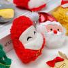 Bonito broche de pelúcia acessórios de natal boneca de desenho animado boneca faça você mesmo bolsa pingente acessórios de roupas atacado