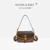 Bolso Retro de Lujo Vintage para Axila para Mujer 2025 Nuevo Invierno Bolso de Mano de Alta Gama con Estampado Hombro Cruzado